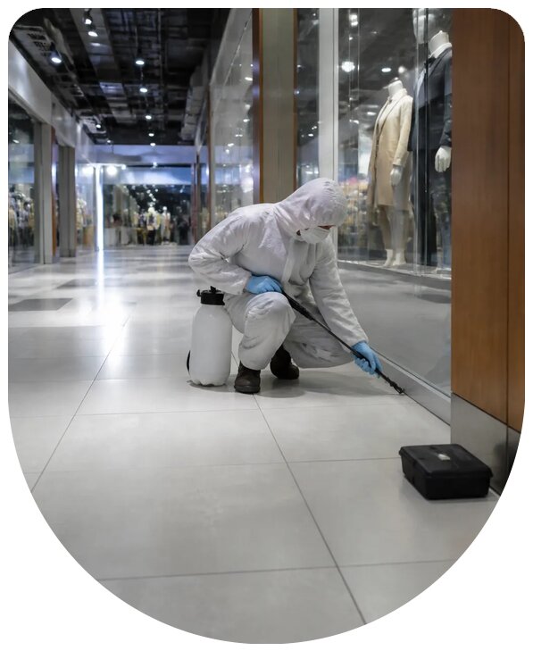 Профессиональная дератизация торгового центра в Кингисеппе